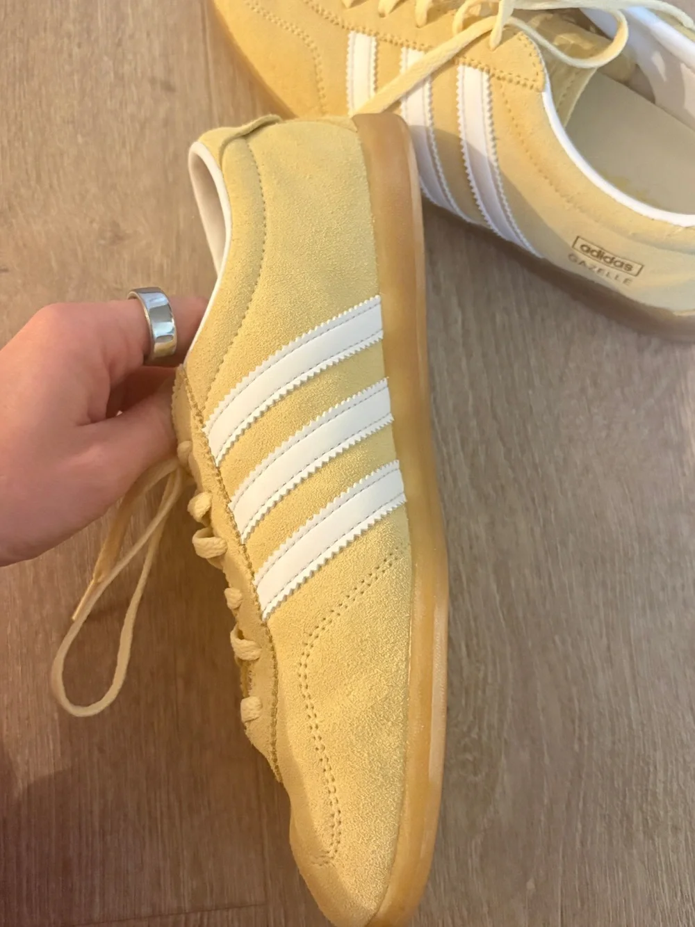 adidas Originals Gazelle Lo Pro in Almost Yellow & Cloud White